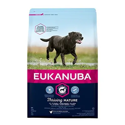 Eukanuba Mature Dog Food For Large Dogs Rich in Fresh Chicken For the Optimal Body Condition of 