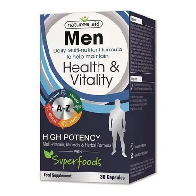 Natures Aid Men Health & Vitality 30's Capsules