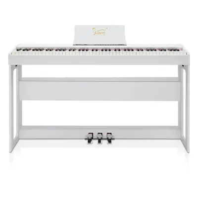 Glarry GDP-104 Keys Full Weighted Keyboards Digital Piano with Furniture Stand