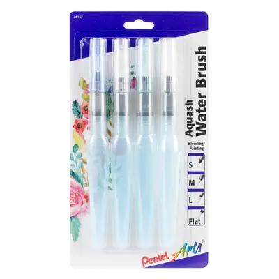 Pentel Arts Aquash Water Brush 4/PkgFRHBP4M