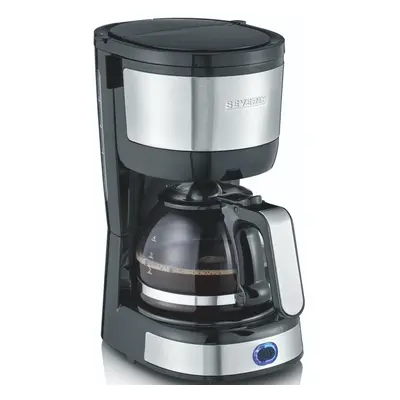 Severin Countertop Drip Coffee Maker - Cup Capacity - Stainless Steel - Black