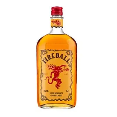 Fireball Cinnamon Whisky Liqueur, ABV 33%, 70cl