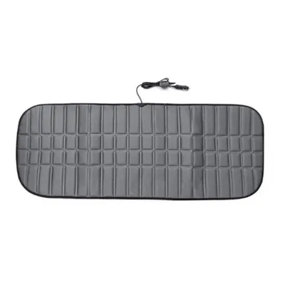 (Grey) Car Rear Row Heating Seat Cushion Winter Heater 12V