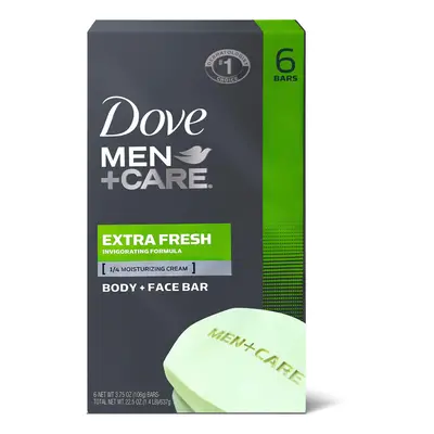 Dove Men+Care in Bar for Body, Face, and Shaving to Clean and Hydrate Skin Extra Fresh Body and 