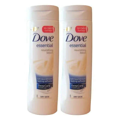 Dove Essential Nourishment Body Lotion - Dry Skin (250ml) - Pack of