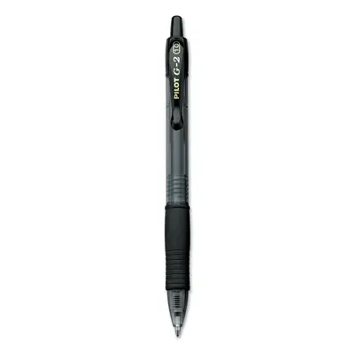 Pilot Gel Pens Retractable Refillbl. Bold Point CL Barrel/BK Ink