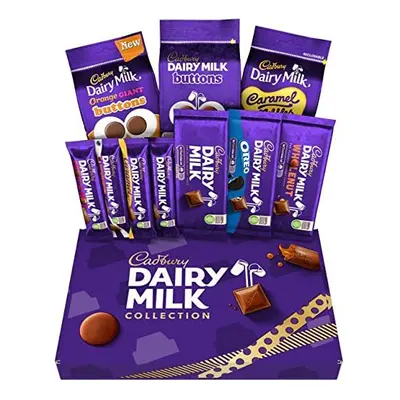 Cadbury Dairy Milk Big Night In Chocolate Hamper, Gift Box of Assorted Chocolate Bars and Bags, 