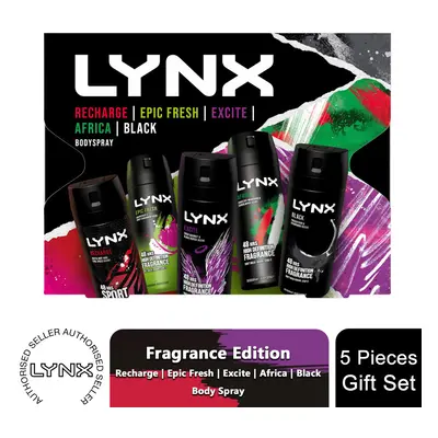 (Buy 1) Lynx Body Sprays Multi Fragrance Edition Set Men