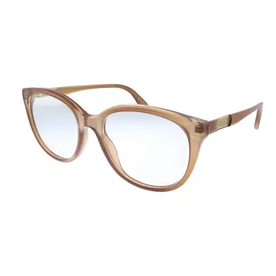 Gucci Gg 0791O Brown Plastic Rectangle Eyeglasses 53Mm