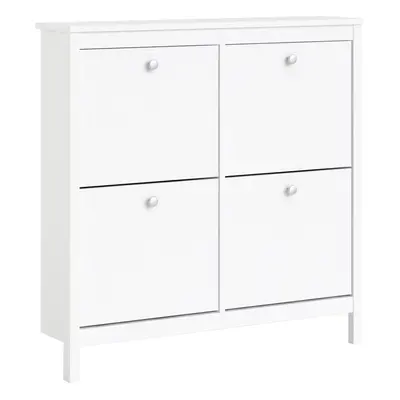 (White) Madrid Shoe cabinet Compartments