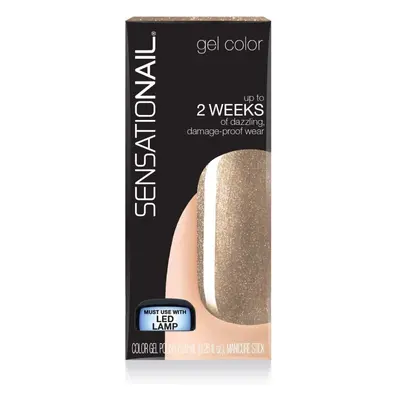 Sensationail Gel Nail Polish, Gold Rush, 7.39ml, Gold/Metallic/Platinum, At-Home Gel Polish