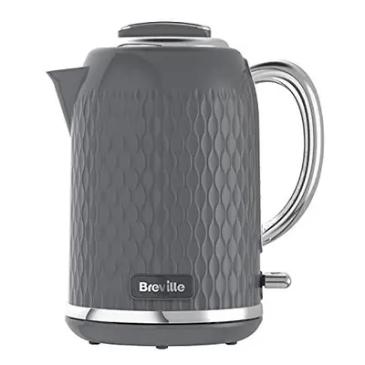 Curve Grey Electric Kettle | 1.7L | 3KW Fast Boil | Grey & Chrome [VKT227]