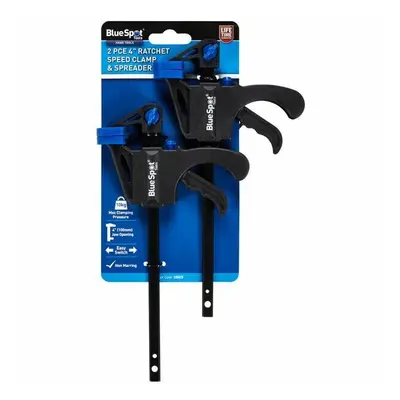 BlueSpot PCE 4" Ratchet Speed Clamp & Spreader