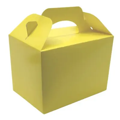 Lotus x Children/Kids Plain Coloured Party Boxes Carry Food Meal Fun Picnic Birthday Wedding Fav