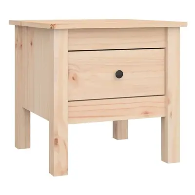 (brown, x x cm/1) vidaXL 1/2x Solid Wood Pine Side Table Multi Colours 40x40x39 cm/50x50x49 cm