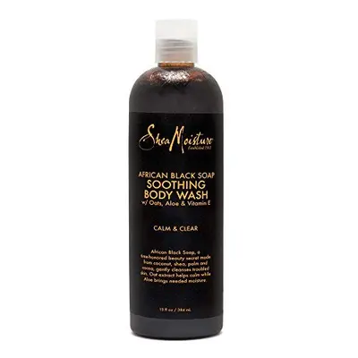 Shea Moisture African Black Soap Soothing Body Wash, oz