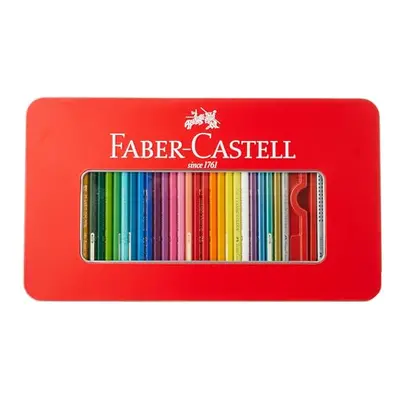 Faber-Castell - Hexagonal Colour pencils tin of (115894)