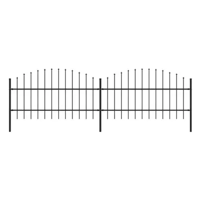 (3.4 m/ cm) vidaXL Garden Fence Spear Outdoor Panel Barrier Border Privacy Multi Sizes