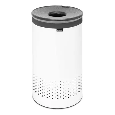 Brabantia - Laundry Hamper - with Plastic Lid - Ventilation Holes - Corrosion Resistant Material