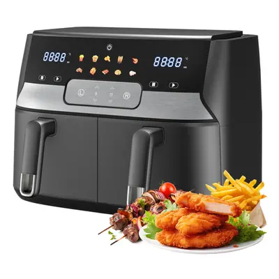 Nebula Dual Digital Air Fryer - Double Drawer Design, 9L Capacity