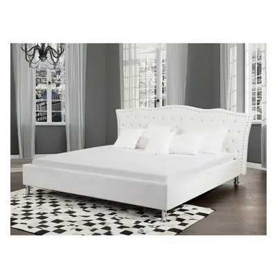 (White, Yes) Super kingsize bed - - METZ