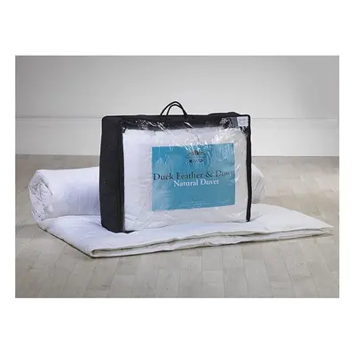 (10.5 Tog (Super King) Hollowfibre Filling) Lancashire Textiles Duck Feather and Down Duvet