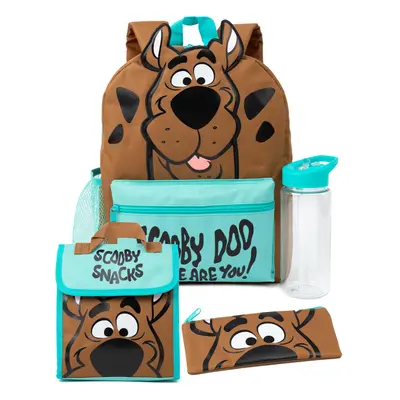 Scooby Doo Piece Backpack Set (Unisex Kids Brown)