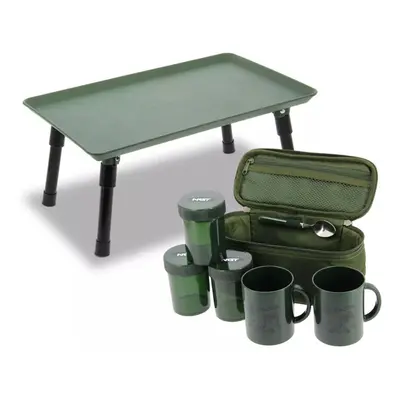 Carp Fishing Bivvy Table Heavy Duty Polypropylene Camping + Brew Kit Bag