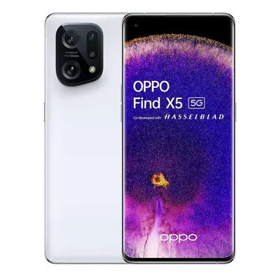 Oppo Find X5 CPH2307 Global ROM 8GB + ROM 256GB EU Model Dual SIM Mobile Cell Phone - White