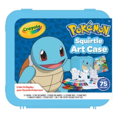 Crayola Pok mon Squirtle Coloring Art Case pcs Kids Art Set Coloring Pages and Markers Pokemon G