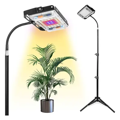 150W Grow Light with Stand LBW Full Spectrum LED Floor Plant Light Flexible Gooseneck Adjustable