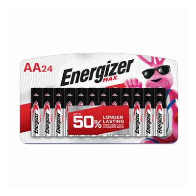 MAX Alkaline Batteries, AA, 24-Pk. -E91BP-24