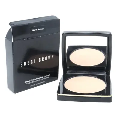 (Warm Natural) Bobbi Brown Sheer Finish Pressed Powder 0.31oz/9g New With Box