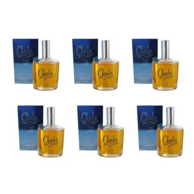 Charlie Blue Eau Fraiche Spray 100ml (Pack of 6)