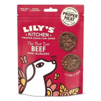 Lilys Kitchen Best Ever Mini Beef Burgers For Dogs 70g