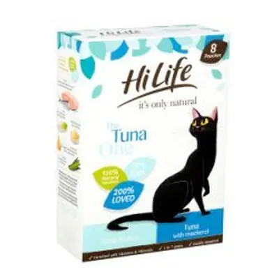 Hilife Its Only Natural Cat Pouch Multipack The Tuna One In Jelly 8x70g (Pack of 4)