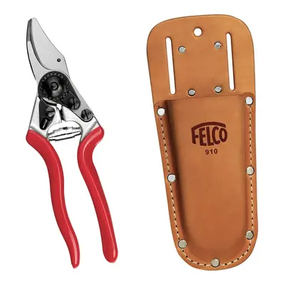 Genuine Felco Model Compact secateurs for small hands - with leather pouch