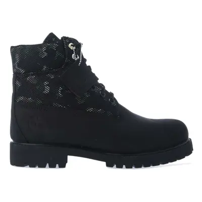 (UK 7) Mens Timberland 6in Heritage WP Boot in black.