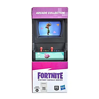 F49465X0 Fortnite Pink Arcade Machine Figure 15Cm, Multi-Coloured