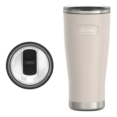 THERMOS ICON SERIES Stainless Steel Cold Tumbler with Slide Lock Ounce Sandstone