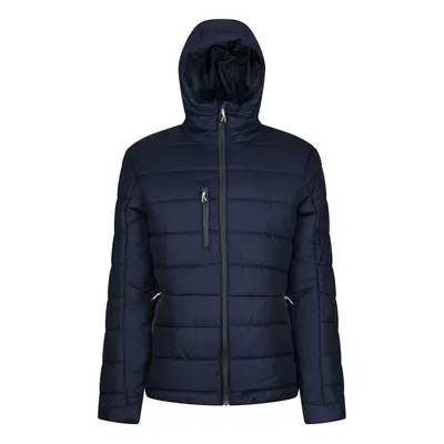 (M, Navy/Seal Grey) Regatta Mens Navigate Thermal Padded Jacket