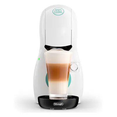 Capsule coffee machine, espresso, cappuccino, etc., EDG210.W, 0.8 litres, white and green