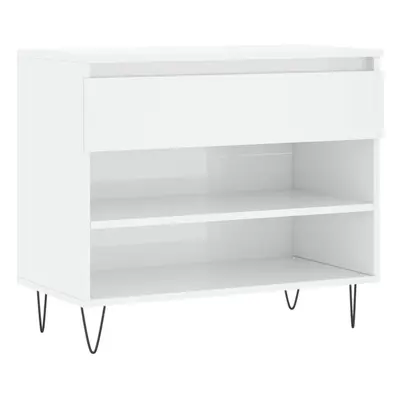 (high gloss white) vidaXL Shoe Cabinet Shoe Cupboard Shoe Storage Rack Shelf Engineered Wood