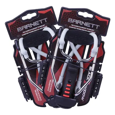 2 x Barnett BLACK WIDOW Slingshot Catapult FREE Steel .38 Ammo