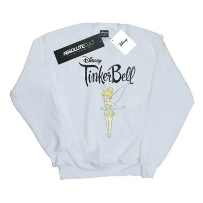 (S, White) Disney Womens/Ladies Tinker Bell Flying Tink Sweatshirt