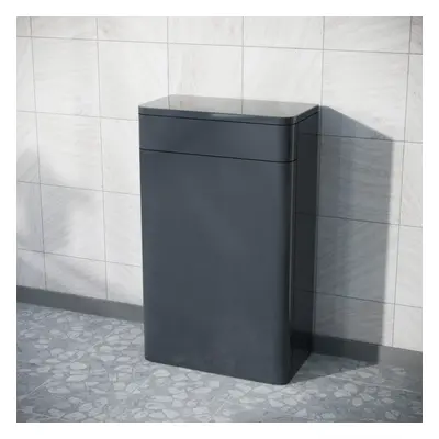 Nes Home Dark Grey 500mm Back to Wall WC Unit Flat Pack