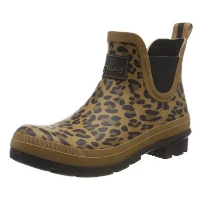 Joules Women 's Rain Boot Tan Leopard