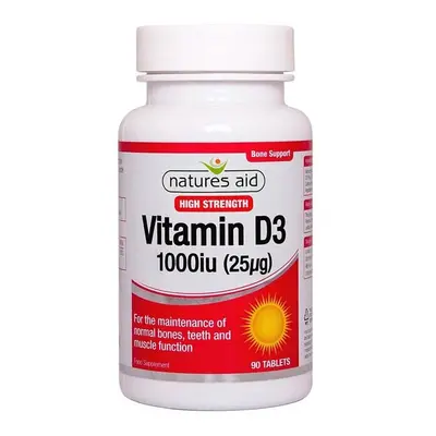 Natures Aid Vitamin D3 IU Tablets 90's