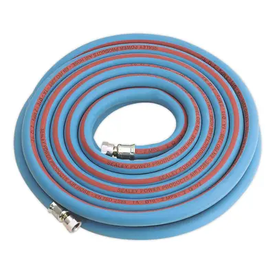 Sealey Extra-Heavy-Duty Air Hose with 1/4"BSP Unions 10m x 10mm AH10R/38