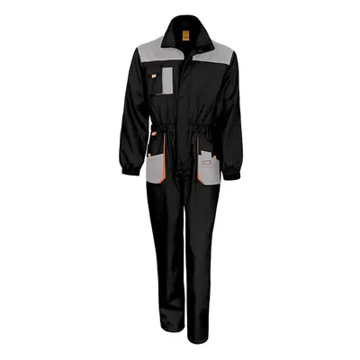 (M, Black/Grey) Result Work-Guard Mens Lite Coverall